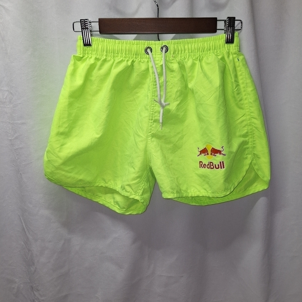 No brand large shorts red bull graphic print